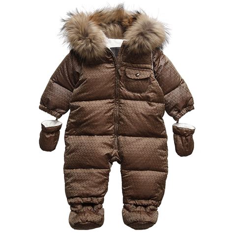 fendi baby boy outfit|Fendi baby snowsuit.